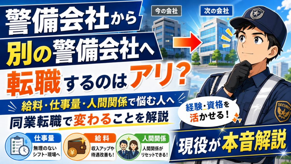 警備会社　から　警備会社