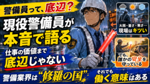 警備員 底辺