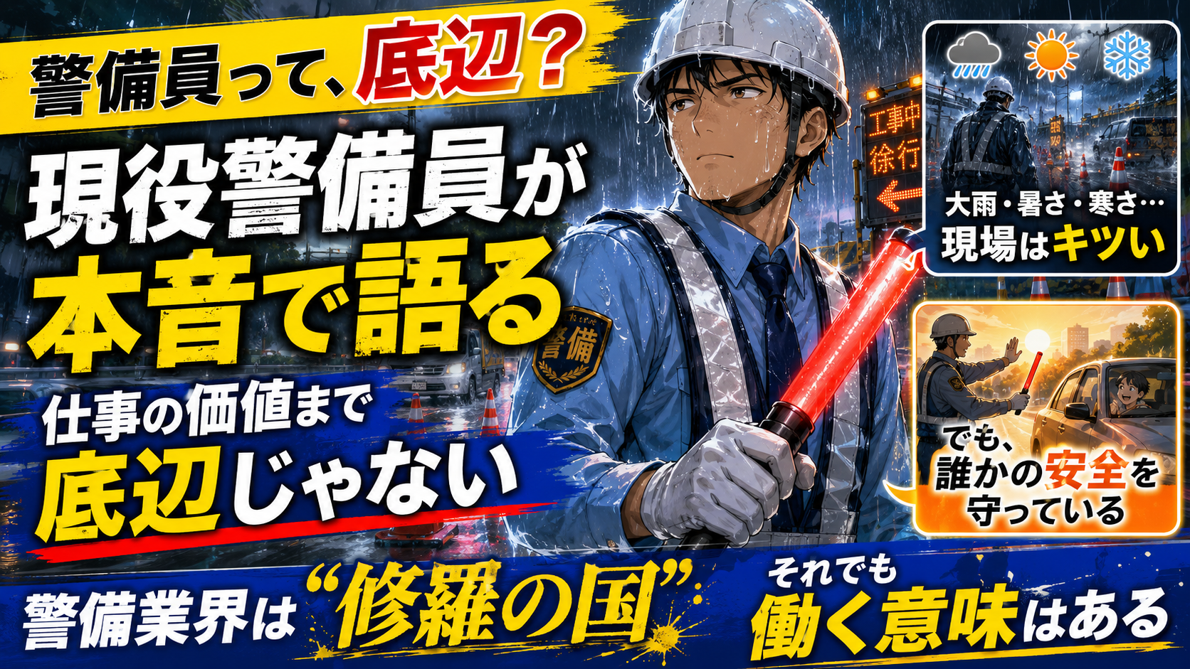 警備員　底辺