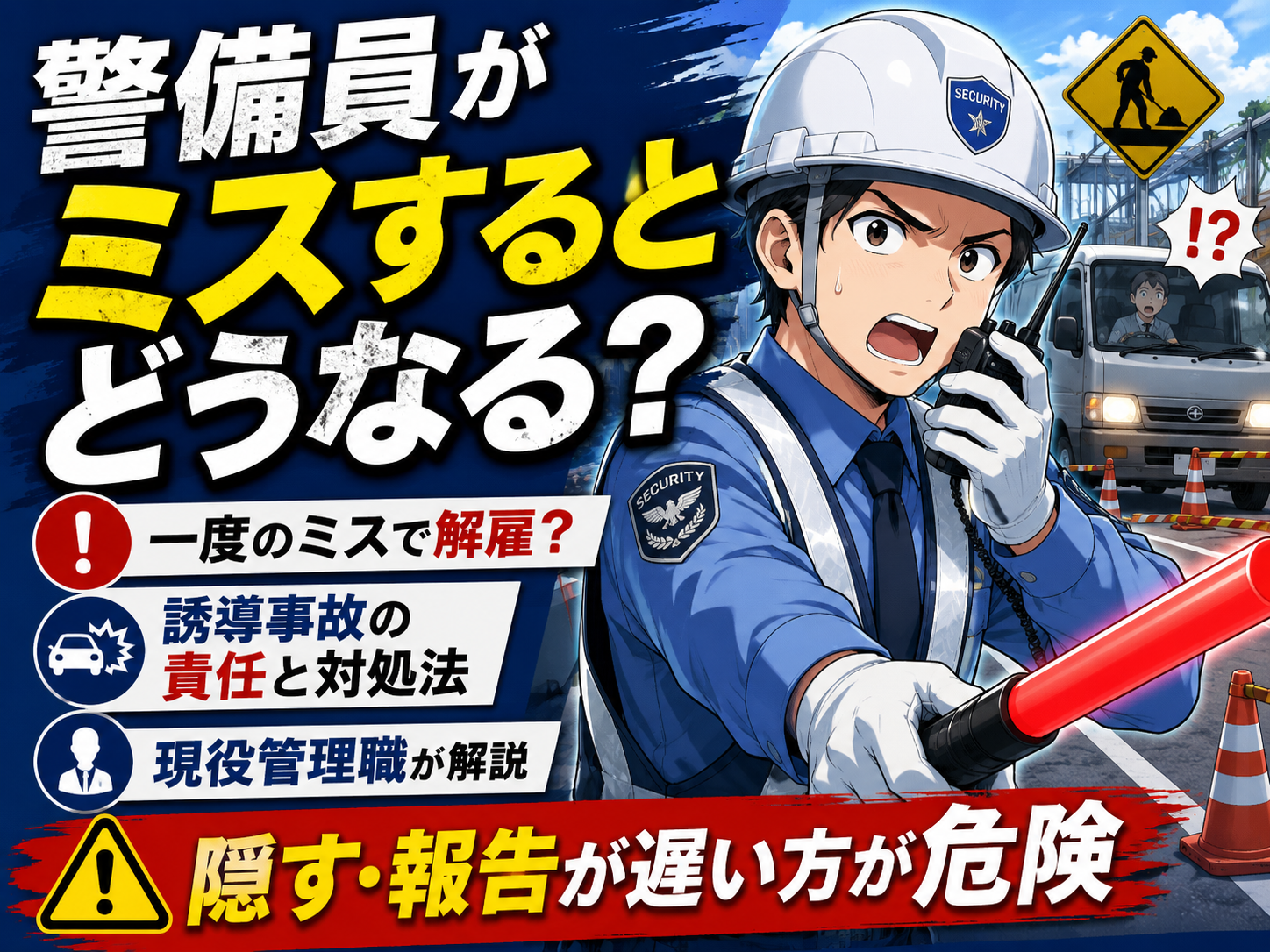 警備員 交通誘導 ミス