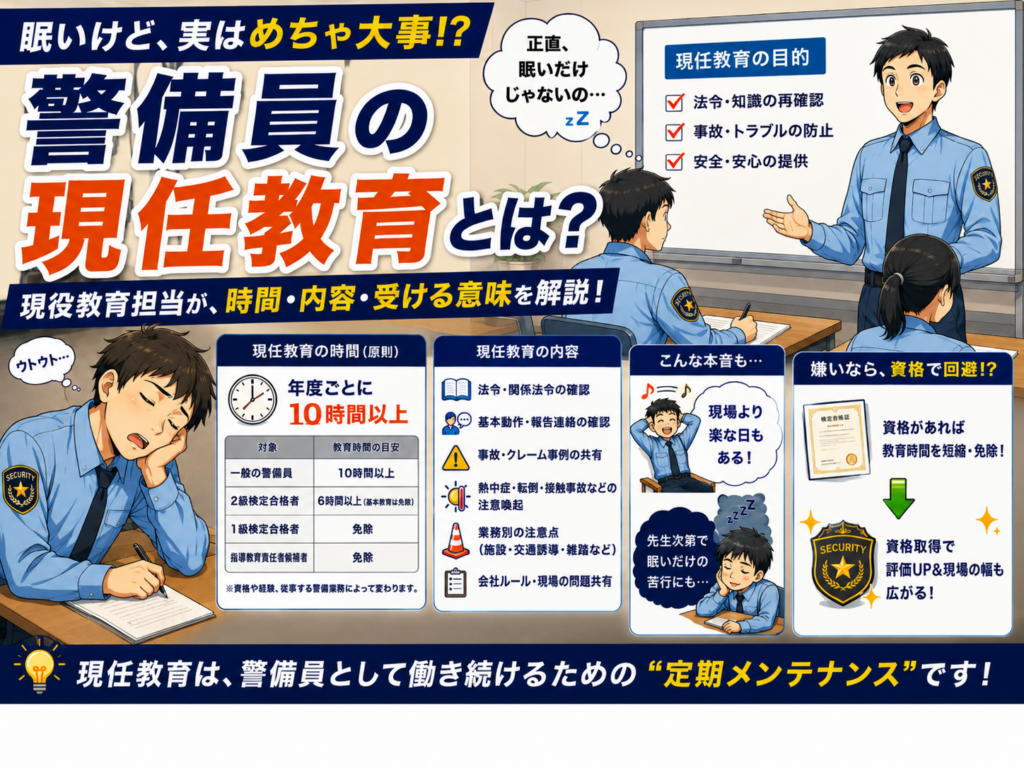 警備員　現任教育