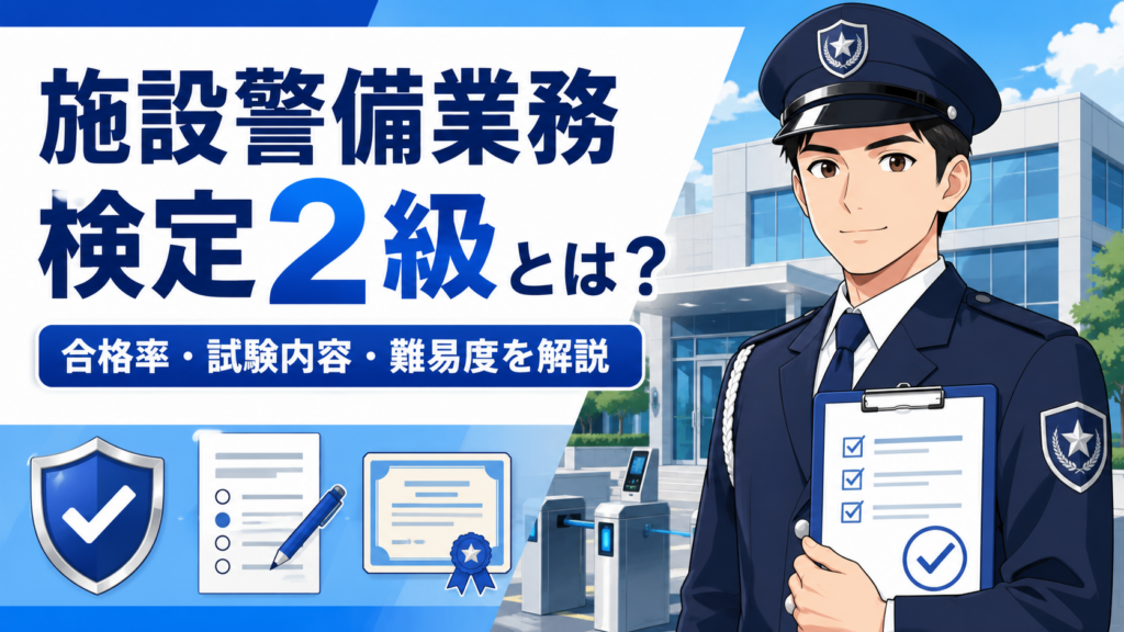 施設警備　検定　2級　取り方　勉強　コツ