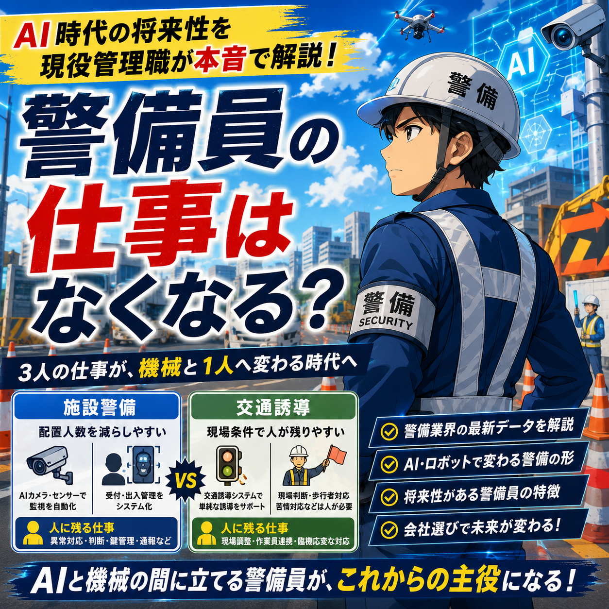 警備員　将来性　AI
