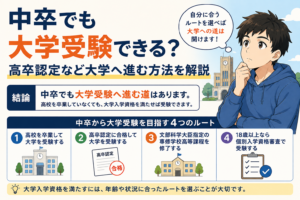 中卒　大学受験
