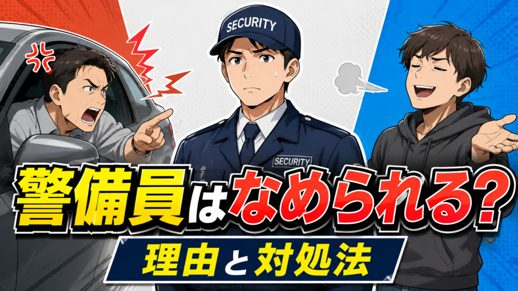 警備員　なめられる